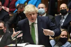 MOHON MAAF: Encik Johnson memohon maaf kepada Parlimen minggu lalu, dengan mengatakan bahawa beliau mengandaikan pesta itu sebagai acara kerja dan hanya menghadirinya selama 25 minit untuk mengucapkan terima kasih kepada kakitangan. - Foto REUTERS