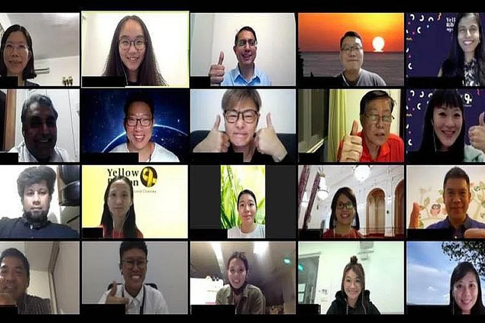 BINCANG SOKONGAN UNTUK BANDUAN: Sesi Perbincangan untuk Bangkit Lebih Kukuh Singapura Bersatu (ESC) telah diadakan secara maya baru-baru ini untuk membincangkan cara memberi sokongan yang lebih baik kepada banduan dan bekas pesalah. - Foto MUHAMMAD FAISHAL IBRAHIM/FACEBOOK