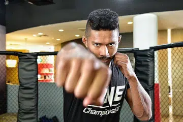 SASAR KEMENANGAN: Amir meletakkan harapan untuk meraih kemenangan dalam pertarungan di One Championship: King of the Jungle selepas tahun yang mencabar pada 2019. - Foto BM oleh DESMOND WEE