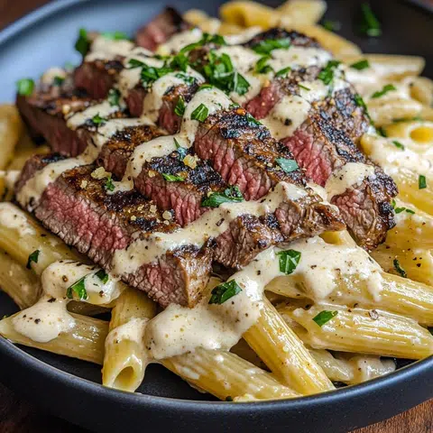 Dengan pasta berkrim dan diiringi dengan daging ‘ribeye’, ‘Creamy Steak Carbonara’ merupakan pasta pilihan utama para pelanggan. 