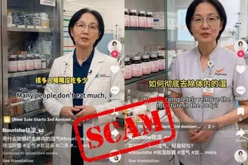 Hospital Besar Singapura (SGH) berkata individu yang ditampilkan dalam iklan tersebut bukanlah pekerja, wakil atau yang berkaitan dengan SGH.