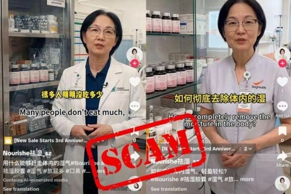 Hospital Besar Singapura (SGH) berkata individu yang ditampilkan dalam iklan tersebut bukanlah pekerja, wakil atau yang berkaitan dengan SGH.