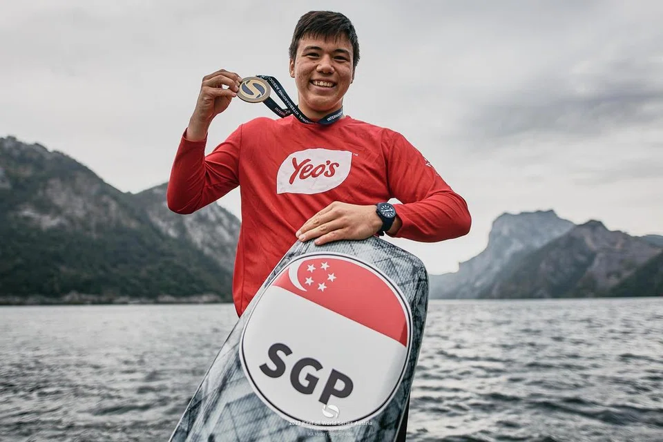PENCAPAIAN CEMERLANG: Peluncur Lelayang Singapura, Maximilian Maeder, merupakan antara calon bagi anugerah Pelayar Lelaki Terbaik Dunia.
