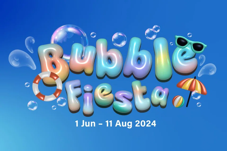 Taman air Adventure Cove Waterpark di Resorts World Sentosa akan menganjurkan festival buih taman air terbesar di Singapura, Bubble Fiesta, dari 1 Jun hingga 11 Ogos ini.