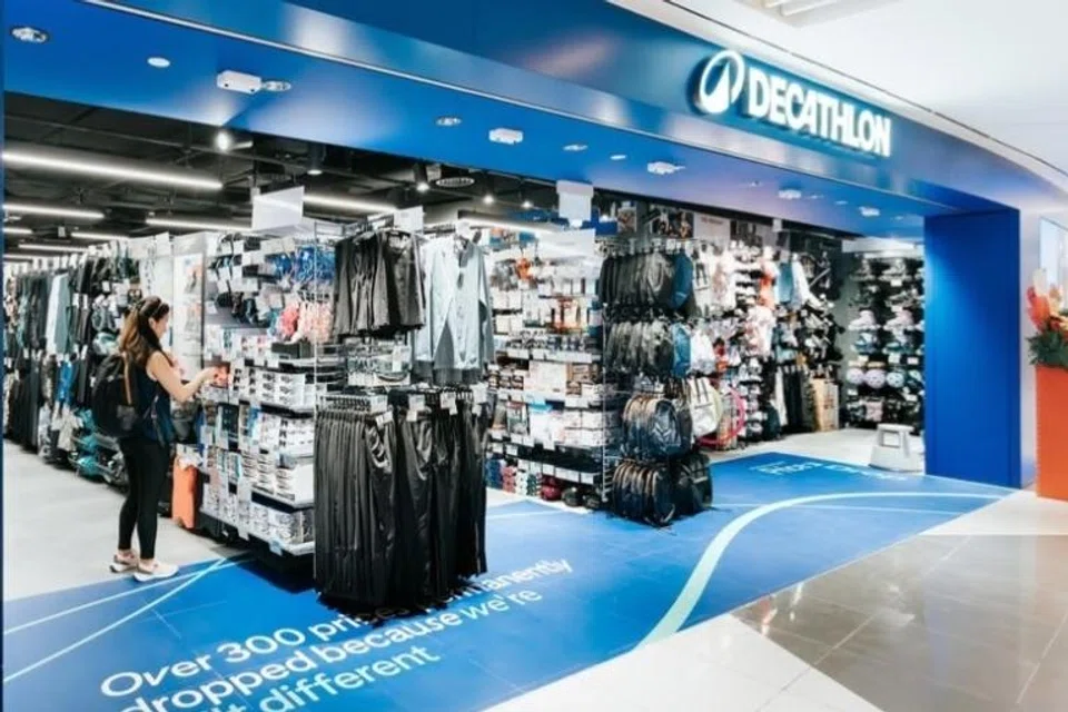 Decathlon mempunyai 22 cawangan di serata Singapura yang menawarkan pelbagai kelengkapan sukan pada harga mampu milik.
