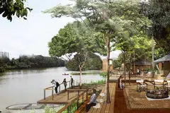 GAMBARAN MASA DEPAN: Warga boleh hidup, bekerja dan beriadah dalam kawasan yang sama, dengan khidmat disepadukan. - Foto NPARKS