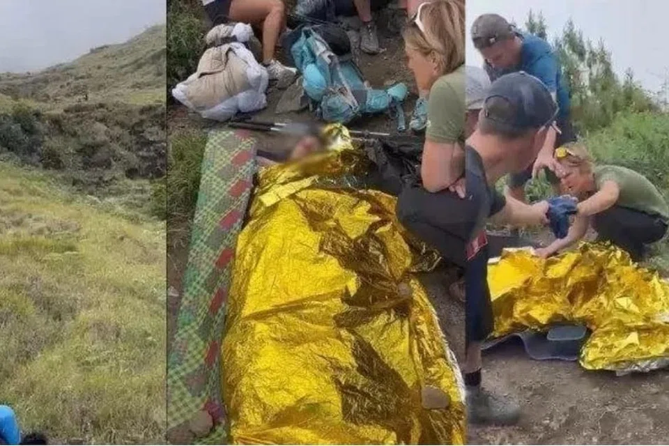 Seorang pendaki warga Switzerland mengalami kecederaan serius akibat terjatuh ketika mendaki Gunung Rinjani, gunung berapi kedua tertinggi di Indonesia sebelum diterbangkan ke hospital di Bali.