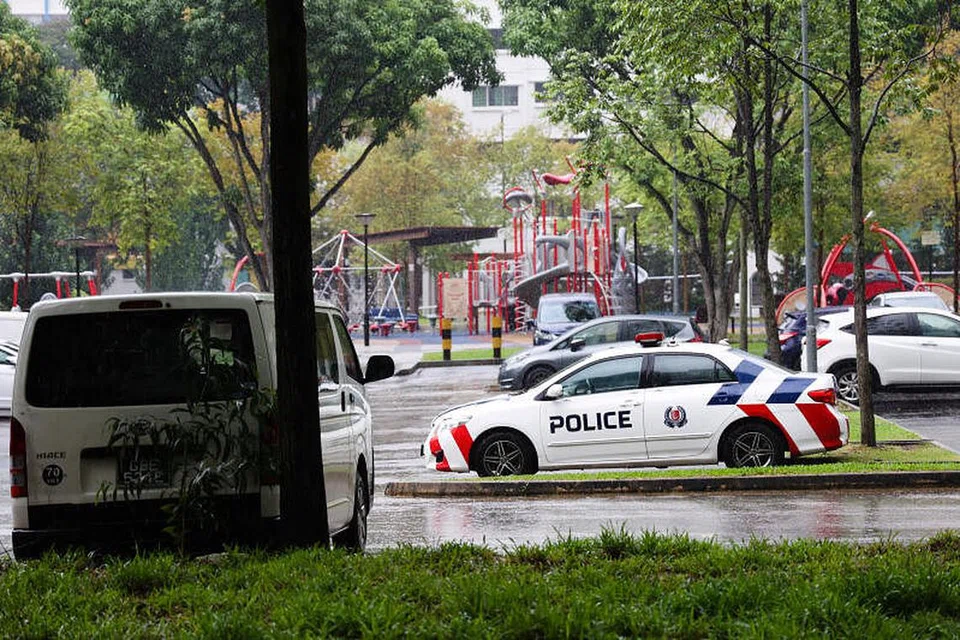 BERJAYA DIBERKAS: Seorang wanita berusia 56 tahun disyaki terlibat dalam satu siri tipu sewa, telah diberkas para penyiasat dari Divisyen Polis Woodlands, hari ini (26 Ogos). - Foto