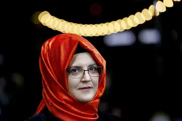 TUNTUT BELA: Cik Hatice Cengiz (atas) menamakan Putera Mahkota Mohammed bin Salman dan 28 lagi individu dalam tuntutan saman bersama kumpulan hak asasi Demokrasi Untuk Dunia Arab (Dawn) di Amerika berkaitan kematian Allahyarham Jamal Khashoggi.