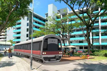 ‘Train Pod @ one-north’ bakal menjadi hotel kereta api inap bersama pertama di Singapura. Ia terletak di tempat letak kereta bersebelahan Blok 69, Ayer Rajah Crescent.