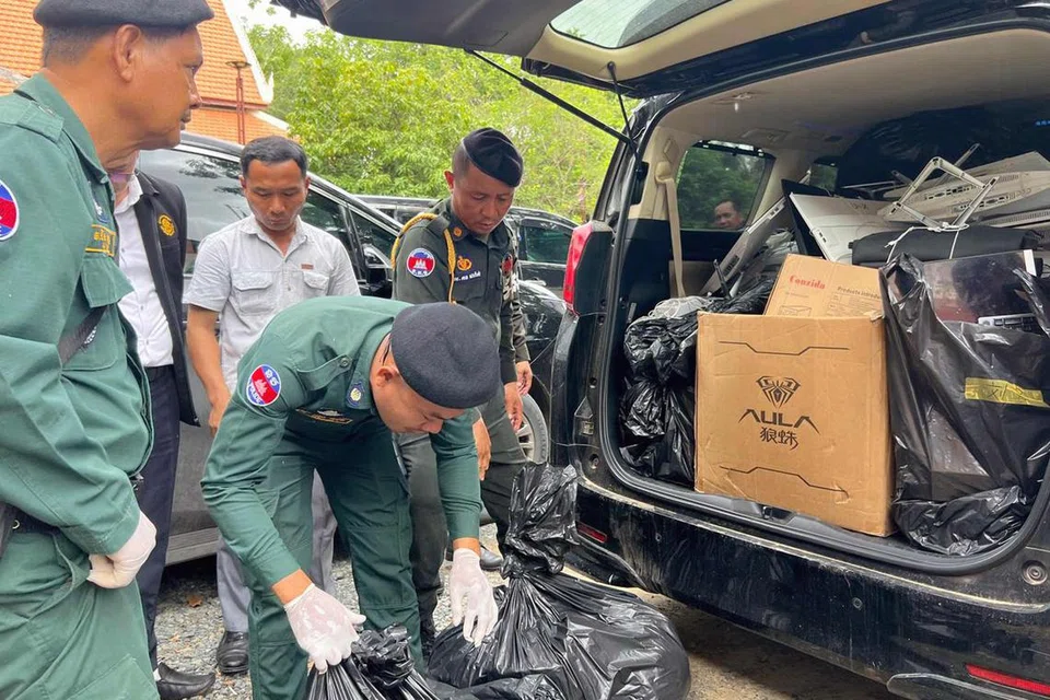 pusat penipuan, kemboja, kandal