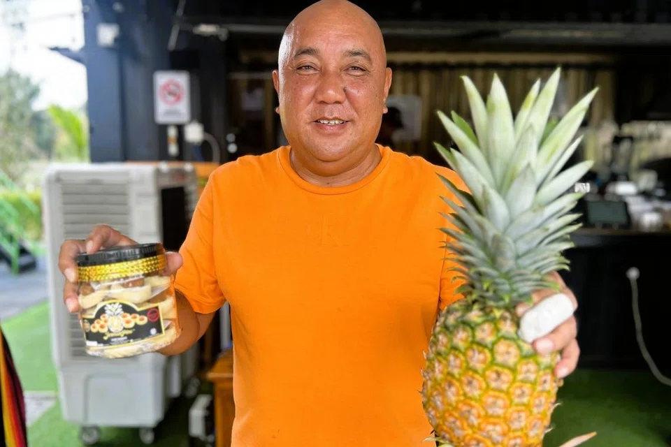 Generasi kedua petani nanas, Encik Mohammad Anal Talhah, berkata nanas kecil, bengkok atau terlalu besar sukar dipasarkan dan akan diproses menjadi jus dan inti tart nanas.