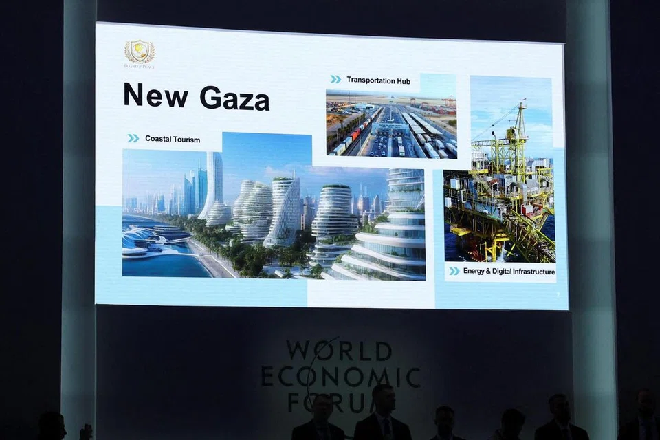Gaza Baru, Donald Trump Davos 2026, Jared Kushner Gaza plan, Lembaga Keamanan Trump, Pembangunan semula Gaza,  WEF