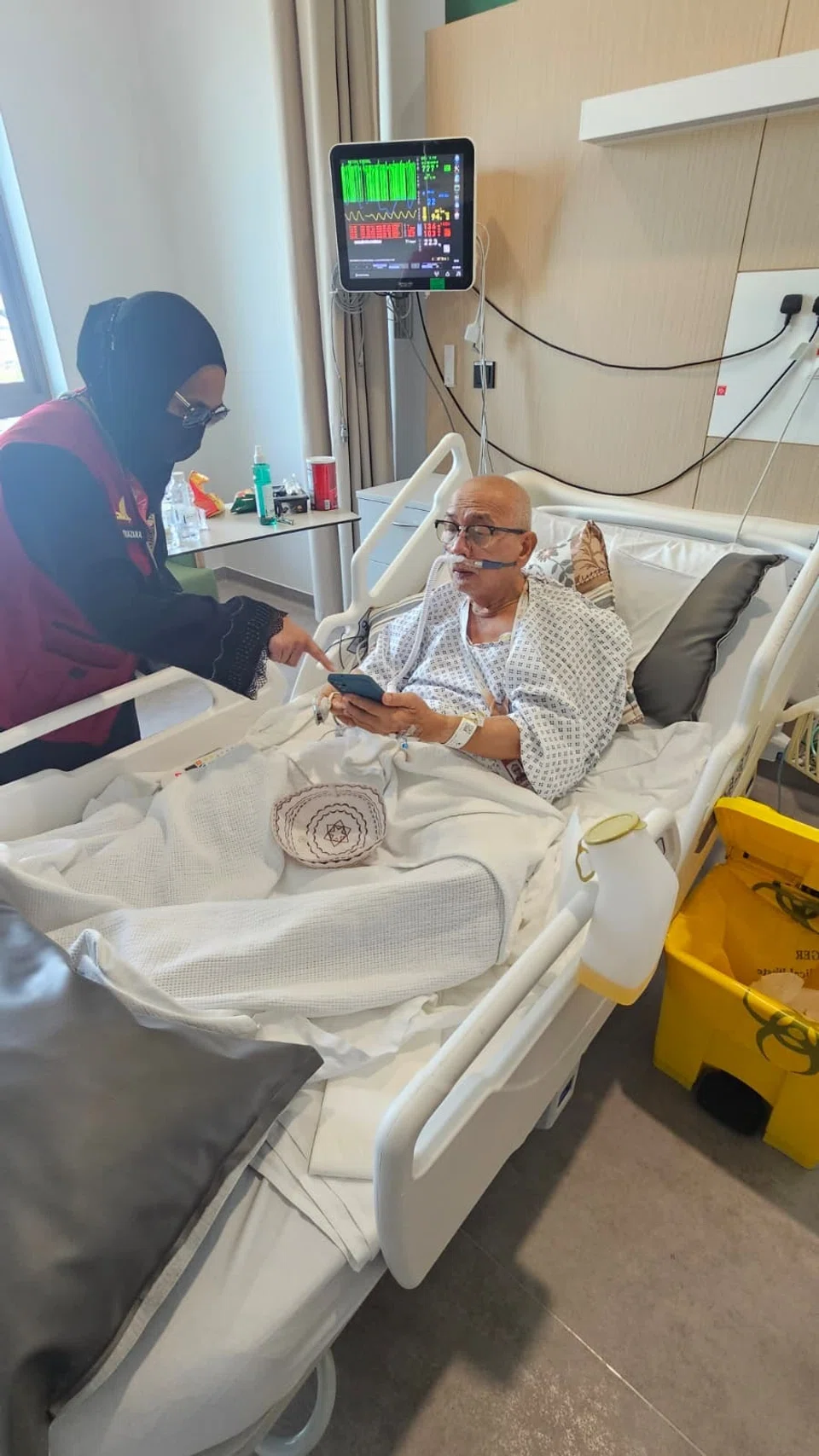 Jemaah yang sakit diurus selepas ibadah Haji.