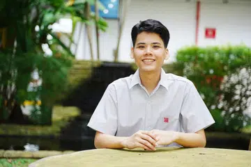 TUKAR ALIRAN: Ditempatkan dalam aliran Normal Akademik (NA) di Menengah 1, Muhammad Rayyan Jefri, pelajar Sekolah Menengah Jurong, berjaya berpindah ke aliran Ekspres semasa di Menengah 3.