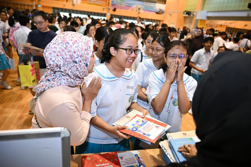 Murid-murid di Sekolah Rendah Oasis pada 20 November 2024.