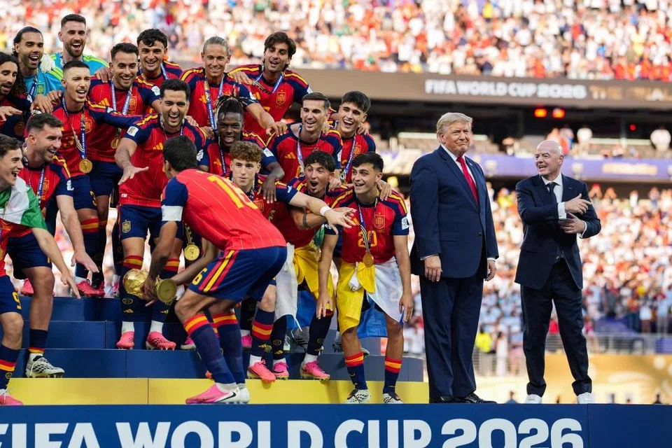Donald Trump, Piala Dunia 2026, sorakan ejekan