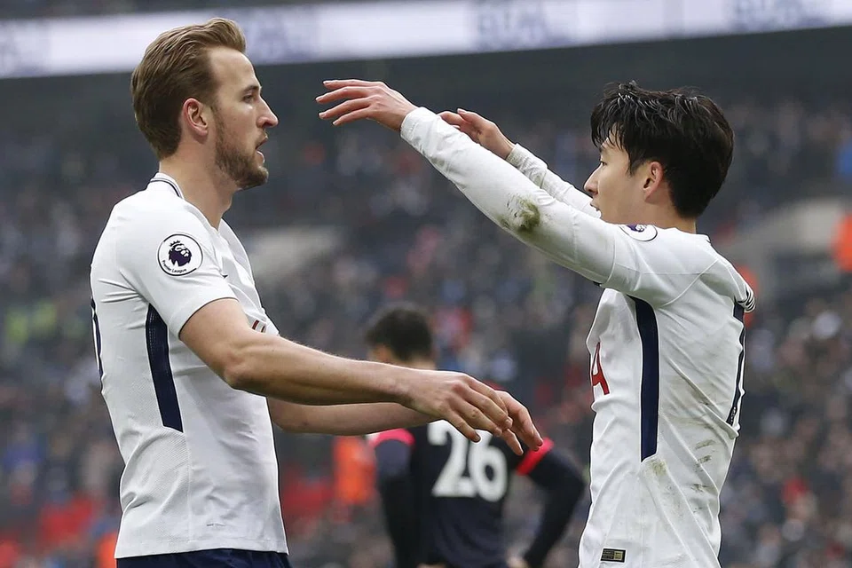 GANDINGAN BERBISA: Son Heung-min (kanan) dan rakan penyerang, Harry Kane, perlu menunjukkan sentuhan berbisa apabila Spurs menerima kedatangan Juventus dalam perlawanan Liga Juara-Juara di Wembley. - Foto AFP