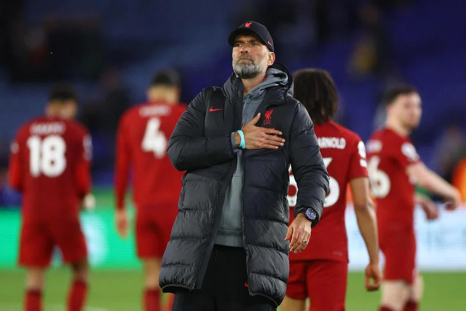 HAMPA: Persembahan hambar Liverpool musim yang baru berlalu membuat pengurus Jurgen Klopp agak kecewa. 