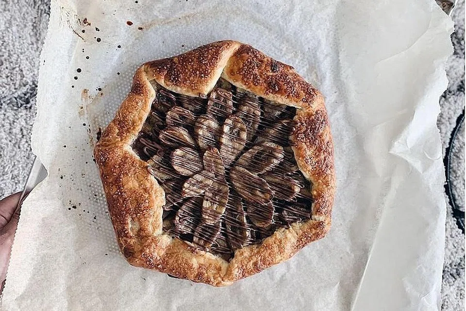 NUTELLA BANANA GALETTE - Foto INSTAGRAM FLUFFBAKERY