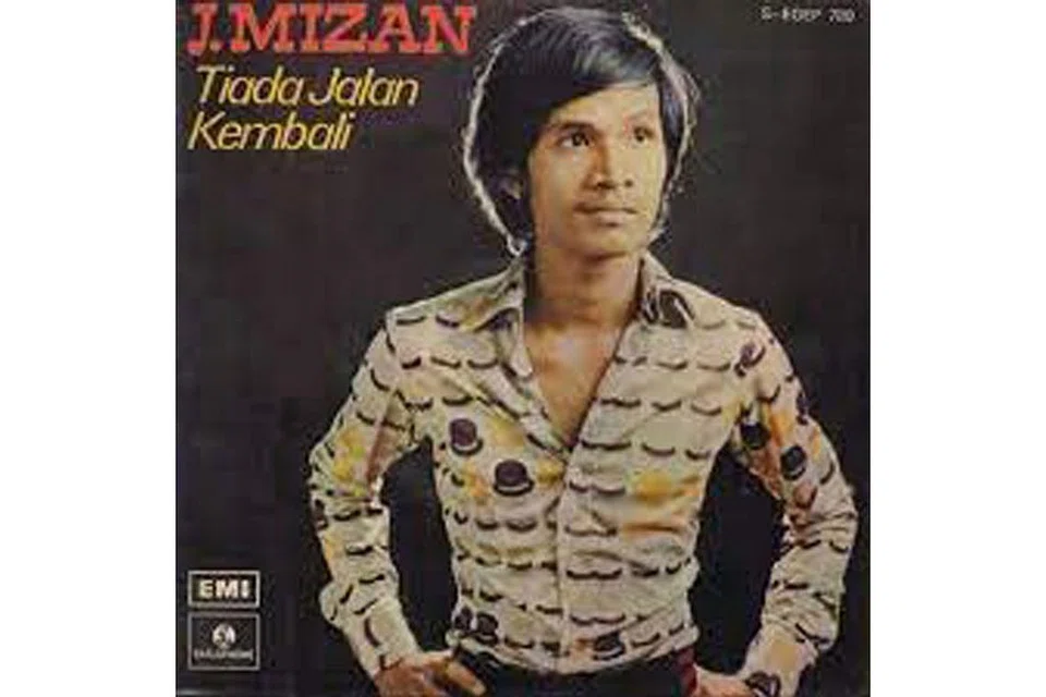 BINTANG 70-AN: J. Mizan dikenali kerana lagu 'Tiada Jalan Kembali' yang liriknya ditulis jirannya, Allahyarham Kamali Hudi, yang memperkenalkannya kepada dunia artis rakaman. - Foto ARTIS LEGENDA