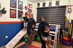 hias bilik, kanak-kanak, tidur 