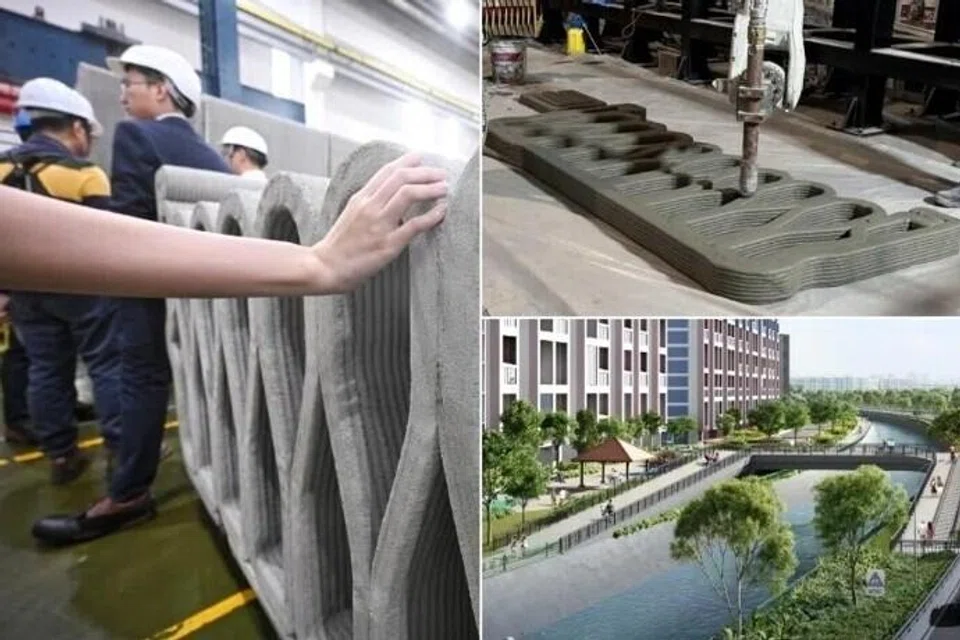 jambatan, cetakan 3D, Jurong West