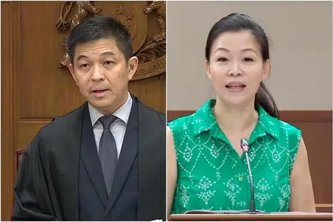 LETAK JAWATAN: Speaker Parlimen, Encik Tan Chuan-Jin, dan Anggota Parlimen GRC Tampines, Cik Cheng Li Hui, telah meletak jawatan di atas kelakuan peribadi mereka.