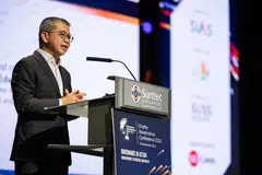 PENGURUSAN RISIKO: Menteri Kebudayaan, Masyarakat dan Belia merangkap Menteri Kedua Undang-Undang, Encik Edwin Tong, berkata badan amal yang sanggup mengambil risiko selalunya mempunyai kedudukan lebih baik untuk menangani isu sosial.