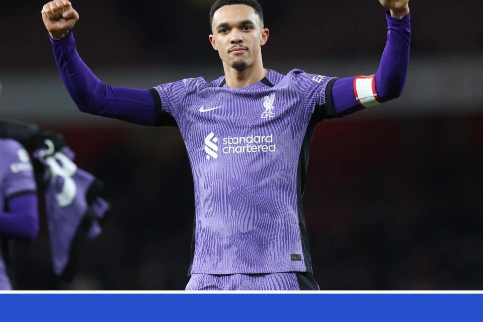 TERLEPAS BERAKSI: Kecederaan lutut yang dialami Trent Alexander-Arnold dalam perlawanan Piala FA menentang Arsenal bermakna beliau akan terlepas beraksi sehingga awal Februari. 