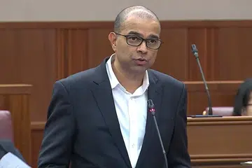 Menteri Kanan Negara (Pendidikan), Dr Janil Puthucheary di sidang Parlimen pada 6 November.