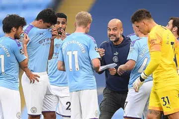 ALIH TUMPUAN: Guardiola berkata pasukannya akan memberikan tumpuan penuh kepada aksi perlawanan Piala FA menentang Newcastle Ahad ini dan menyifatkannya sebagai perlawanan lebih penting berbanding perlawanan EPL. - Foto EPA-EFE