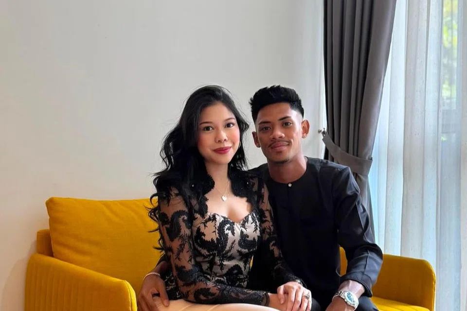 Pemain tengah Singapura dan BG Tampines Rovers, Shah Shahrian, meraikan Hari Raya bersama isterinya, Haiba Noor, buat kali pertama. Mereka mendirikan rumah tangga pada Julai 2024.