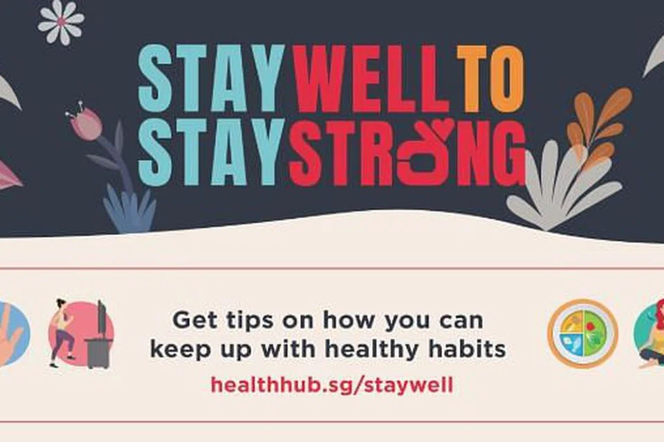 MANFAAT SEMUA: orang ramai boleh juga meluangkan tenaga yang berlebihan dengan melakukan senaman di rumah dan memulakan amalan sihat yang disyorkan oleh Lembaga Penggalak Kesihatan Singapura.