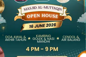 tahun baru hijriah, masjid al-mutaqin