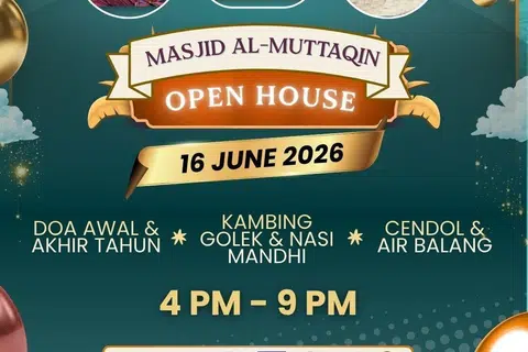 tahun baru hijriah, masjid al-mutaqin