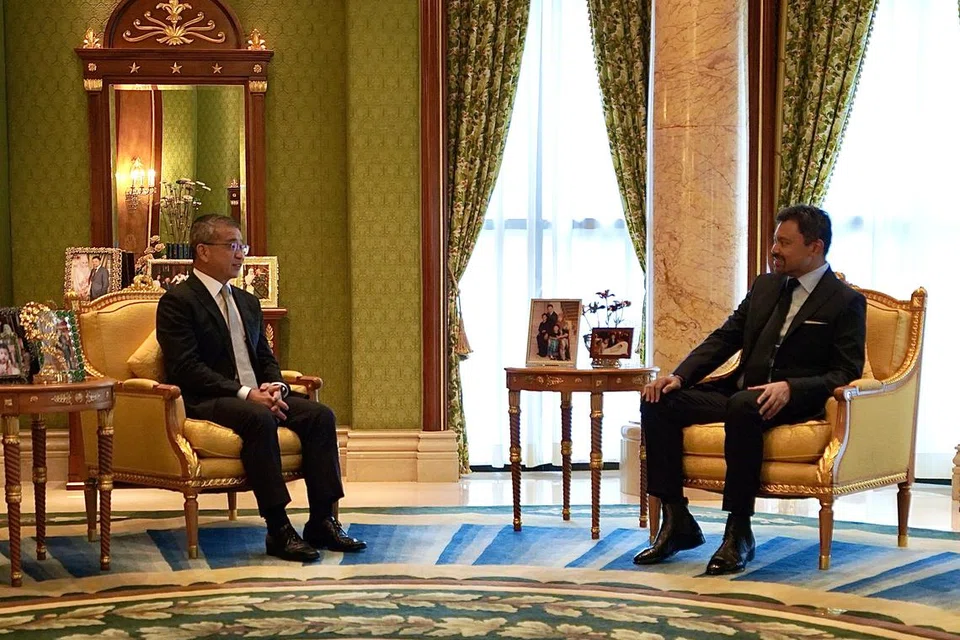 Edwin Tong, Al-Muhtadee Billah, Brunei