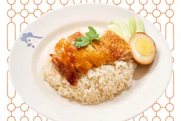 Hidangan ‘budget’ atau ekonomi dijual di kedai nasi ayam, Sam Leong St. Chicken Rice, berharga $3.50.