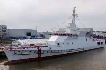 Kapal Peronda Lepas Pantai (OPV) kelas Sentinel yang dibangunkan oleh syarikat pembinaan kapal Jerman, Fassmer, dilancarkan pada 1 Oktober dalam satu majlis di Berne, sebuah perbandaran di Jerman.