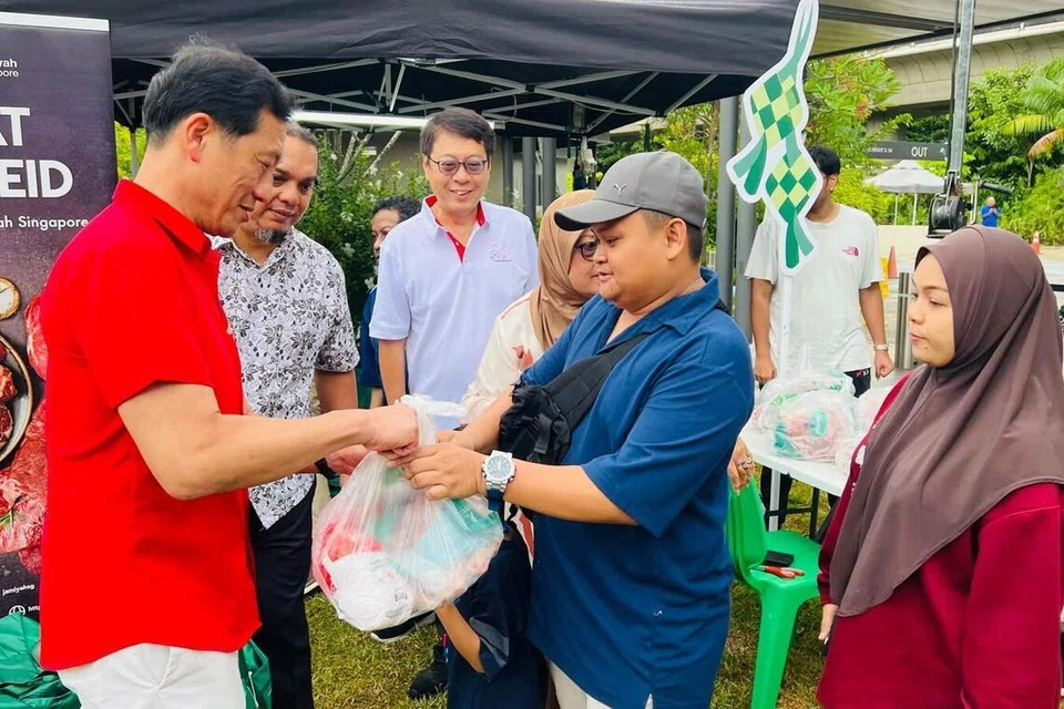 bantuan golongan memerlukan, Meat for Eid, Jamiyah, Ong Ye Kung, Sembawang