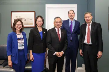 gan kim yong, Amerika, lawatan, anggota kanan jawatankuasa kewangan senat 