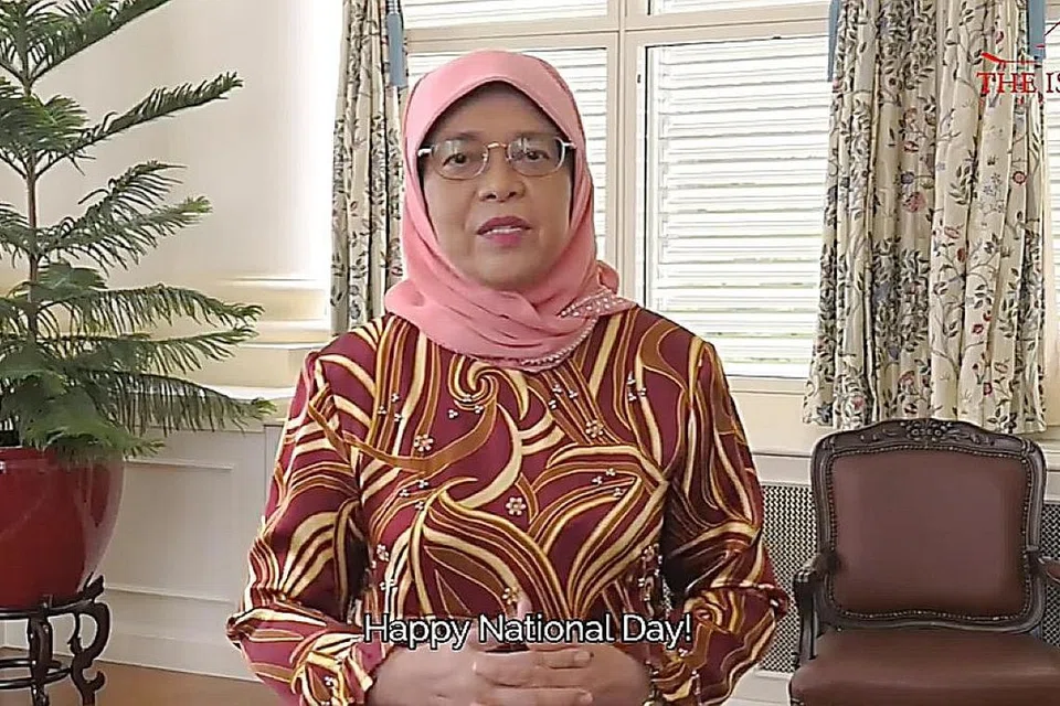 Presiden Halimah Yacob.