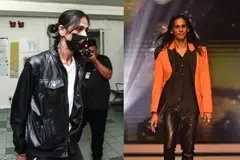Penyanyi Cliff Umar, juara program nyanyian Gegar Vaganza musim ketujuh, hadir di mahkamah pada 30 Mei (kiri).