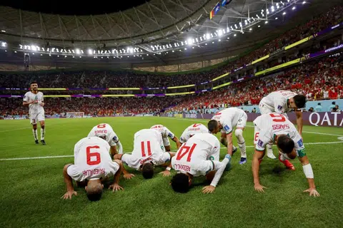PIALA DUNIA 2022: Pasukan Maghribi di bawah pimpinan Walid Regragui  menjadi pasukan Arab pertama  mara ke separuh akhir dalam Piala Dunia.
