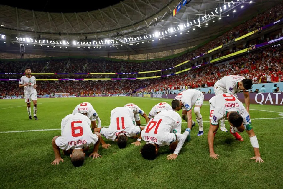 PIALA DUNIA 2022: Pasukan Maghribi di bawah pimpinan Walid Regragui  menjadi pasukan Arab pertama  mara ke separuh akhir dalam Piala Dunia.