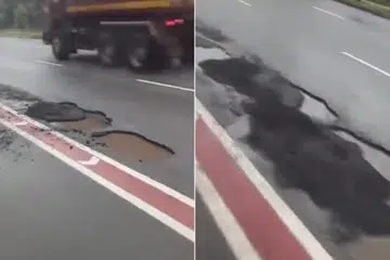 Beberapa lubang jalan di sepanjang Tanah Merah Coast Road telah dibaiki pada 12 Januari, kata LTA.