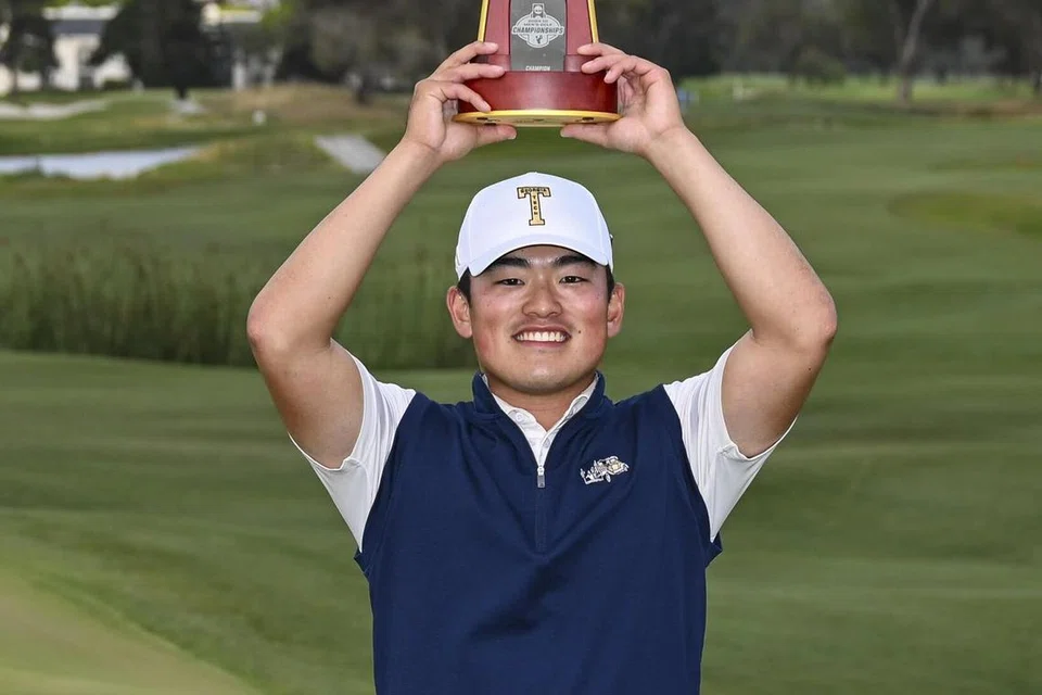 Hiroshi Tai, 22 tahun, menjadi pemain golf Singapura pertama memenangi kejuaraan individu nasional NCAA di Carlsbad, California pada 27 Mei. 