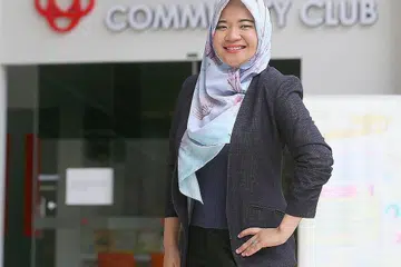 MENABUR BAKTI: Cik Hamidah Aidillah merupakan Naib Pengerusi Jawatankuasa Eksekutif Kegiatan Melayu (MAEC) Keat Hong - Foto BM oleh JONATHAN CHOO