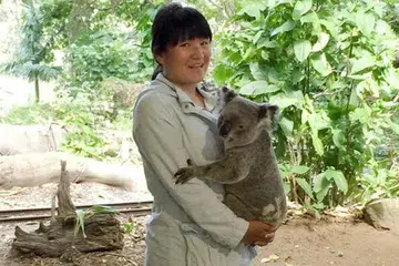 BANYAK TARIKAN: Cik Stella Pok akan memberikan butiran tentang kenapa perlu melancong ke Gold Coast, bukan sahaja pengunjung boleh memeluk Koala tetapi banyak lagi tarikan yang lain. - Foto ihsan STELLA POK