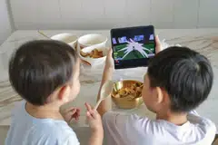teknologi, kanak-kanak, interaksi, belajar, screen time